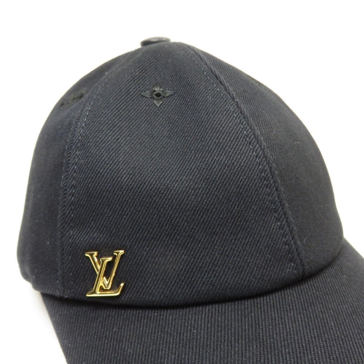 LOUIS VUITTON キャップ・LV アイコニック ブラック ルイヴィトン LV