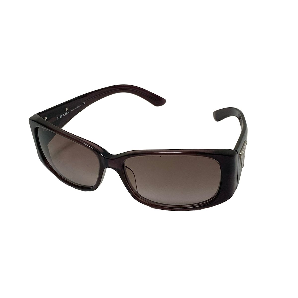 プラダ PRADA サングラス ブラック シルバー トライアングルロゴ アイ