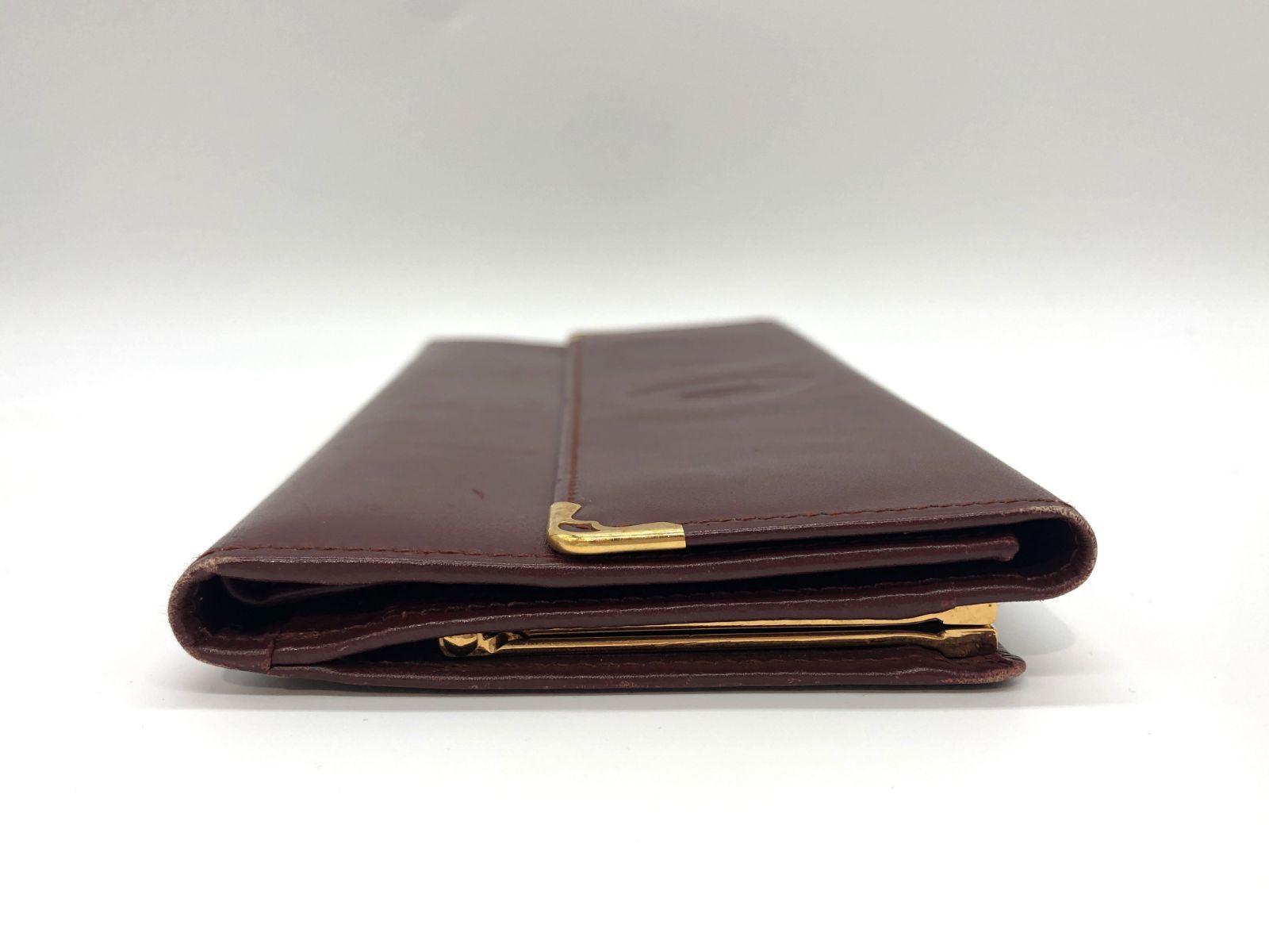 Cartier カルティエ マストライン レザー 三つ折り 長財布