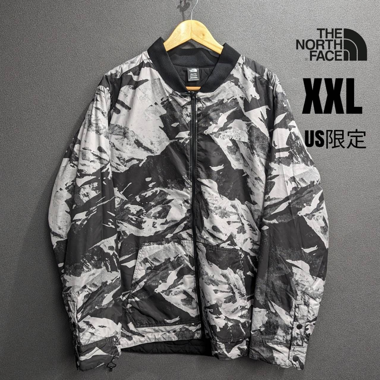 日本未発売】ノースフェイス リバーシブル ノーカラー ジャケット 