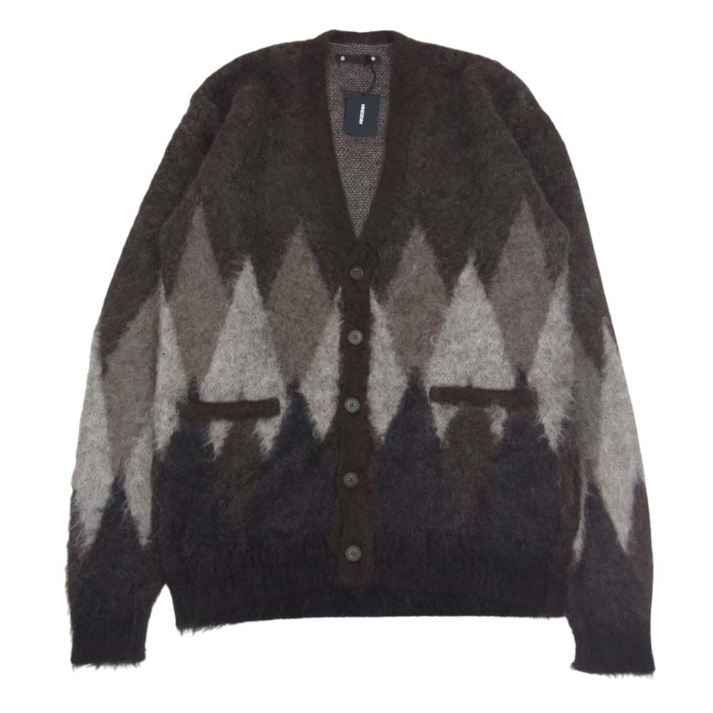 MINEDENIM マインデニム 22AW 2210-6002 Kid Mohair Argyle Washed  