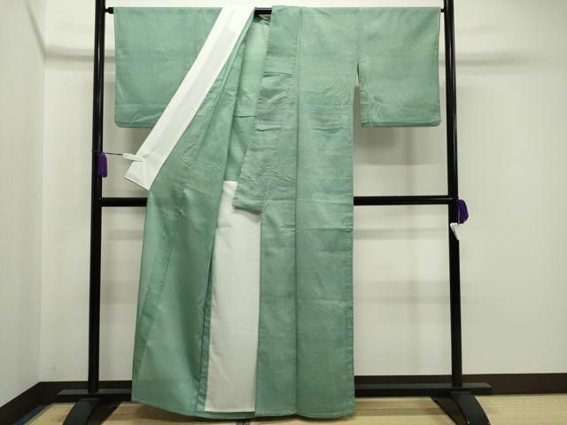 平和屋着物＊夏物 小紋 絽 冊子文 正絹 逸品 AAAW8062fy