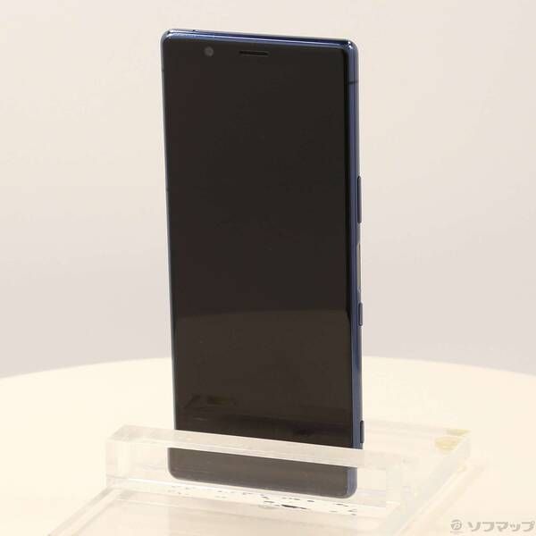 品〕 Xperia 5 64GB ブルー SOV41 auロック解除SIMフリー【198】