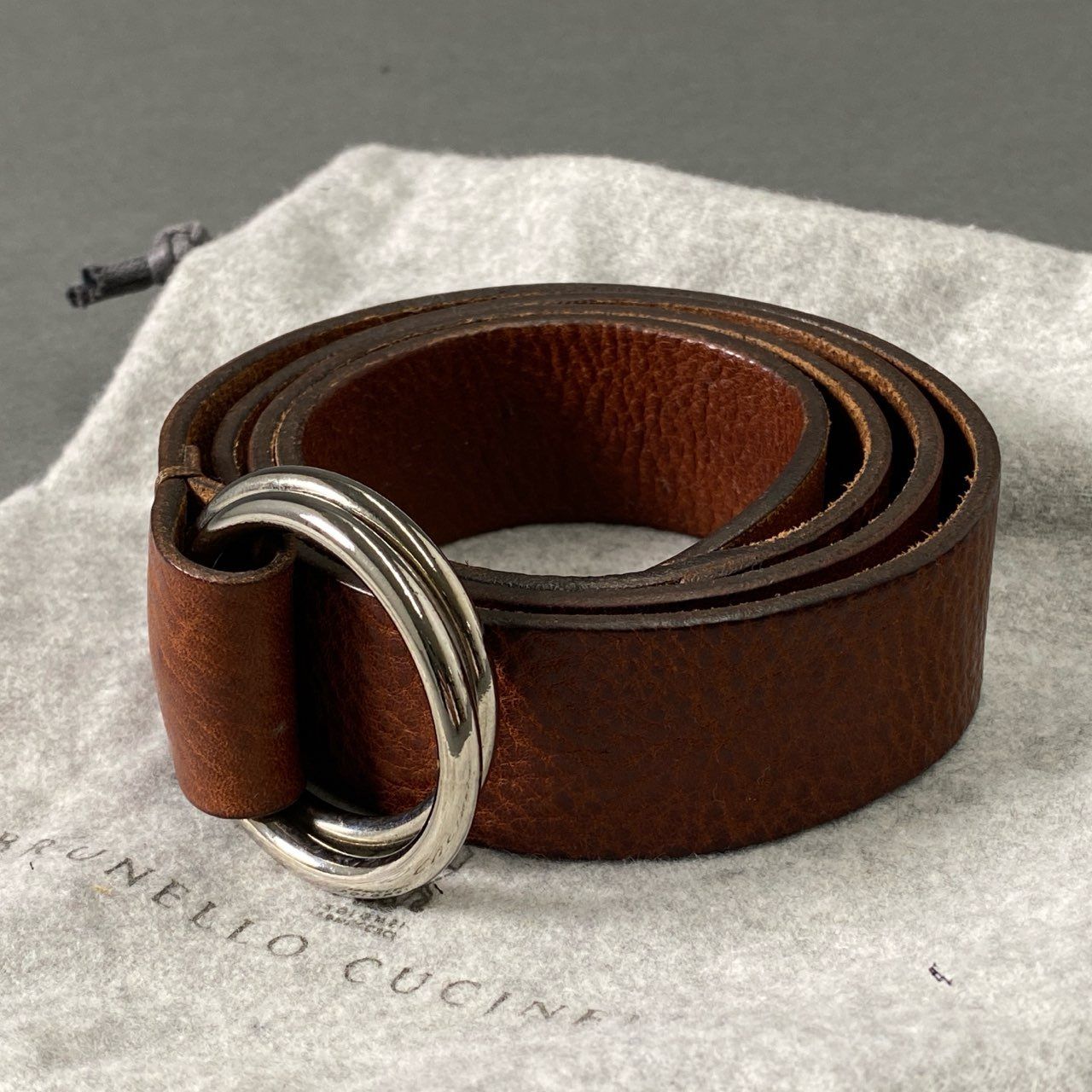ボーイズ 向け ベージュ ブレイデッドベルト | Brunello Cucinelli