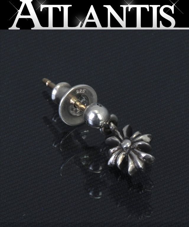 CHROME HEARTS 銀座店 クロムハーツ タイニーE CHプラス ドロップ ピアス メンズ シルバー SV925 98473