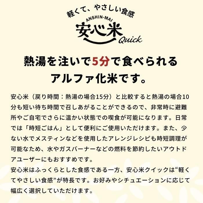 アルファー食品 安心米クイック