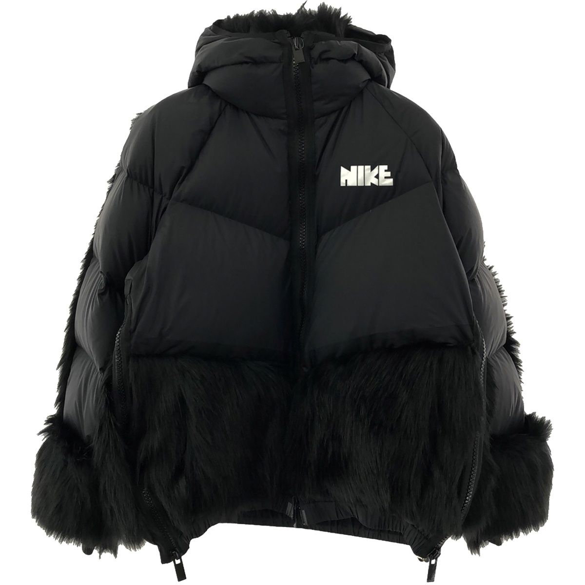 Sacai×Nike ファー付きダウンジャケット NIKE×sacai/ナイキ×サカイ】2020AW発売モデル ファーダウン