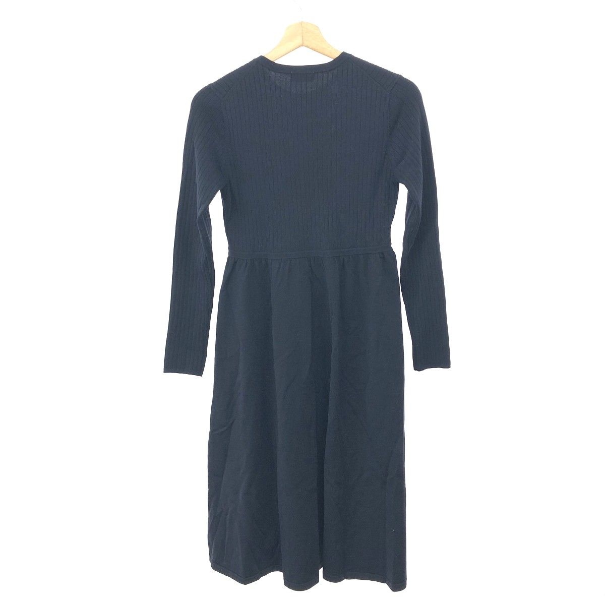 美品✨マッキントッシュフィロソフィー ニットワンピース 長袖 ネイビー 38 MACKINTOSH マッキントッシュフィロソフィー ニットワンピース サイズ