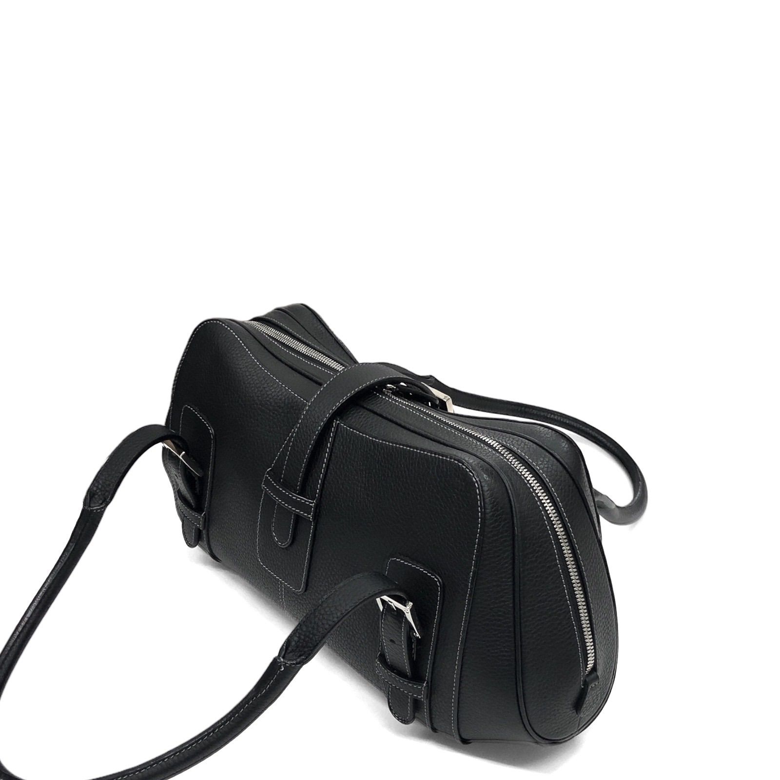 美品】LOEWE ロエベ BOLSO SENDA 4 NEGRO センダ ハンドバッグ 
