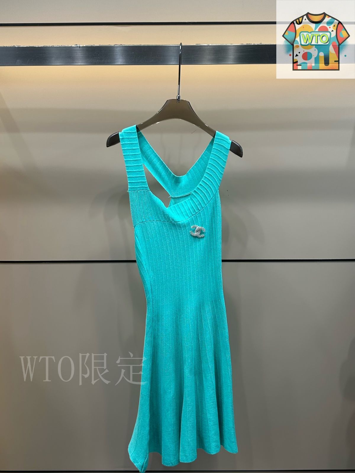 今日 Chanel アシンメトリックニットベストワンピース-3 GULLKHAN_COM