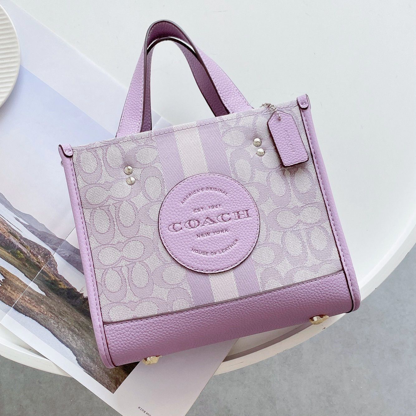 デンプシー COACH トート バッグ22 シグネチャージャカード 新品未使用