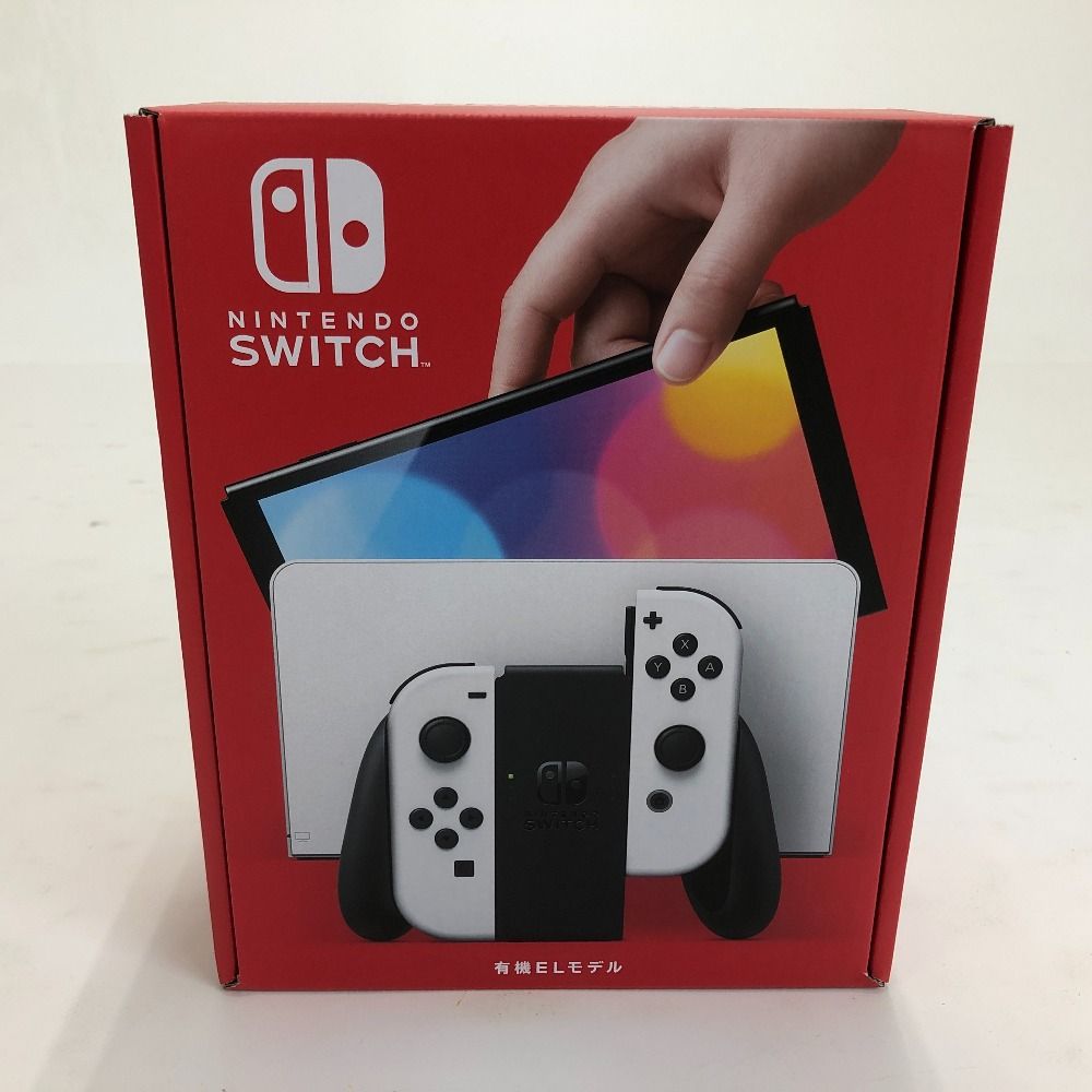 02w06492 Nintendo Switch ニンテンドースイッチ 有機ELモデル Joy-Con(L)/(R) ホワイト 本体セット ※未使用品  ゲームハード 【中古品】 - メルカリ