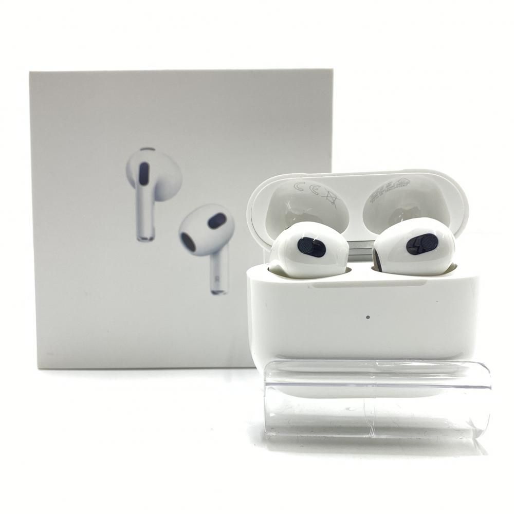 中古】Apple(アップル) AirPods 第3世代 ほそい MME73J／A 【262-ud】