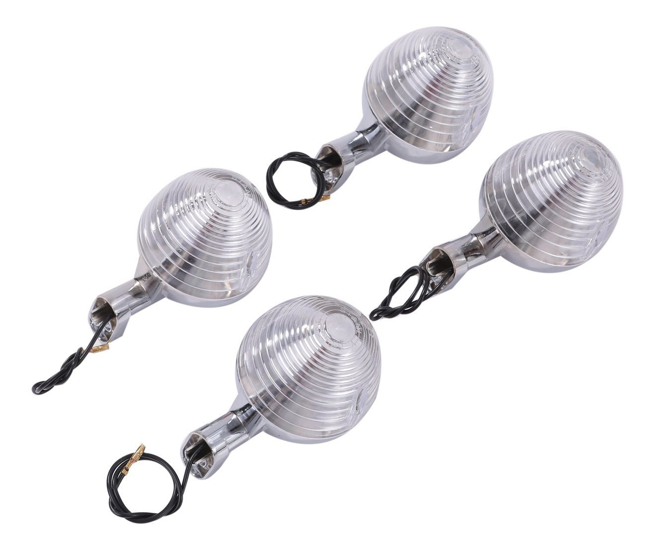 バイク ウインカー 4個セット 出目金 デメキン ダックス シャリー カブ