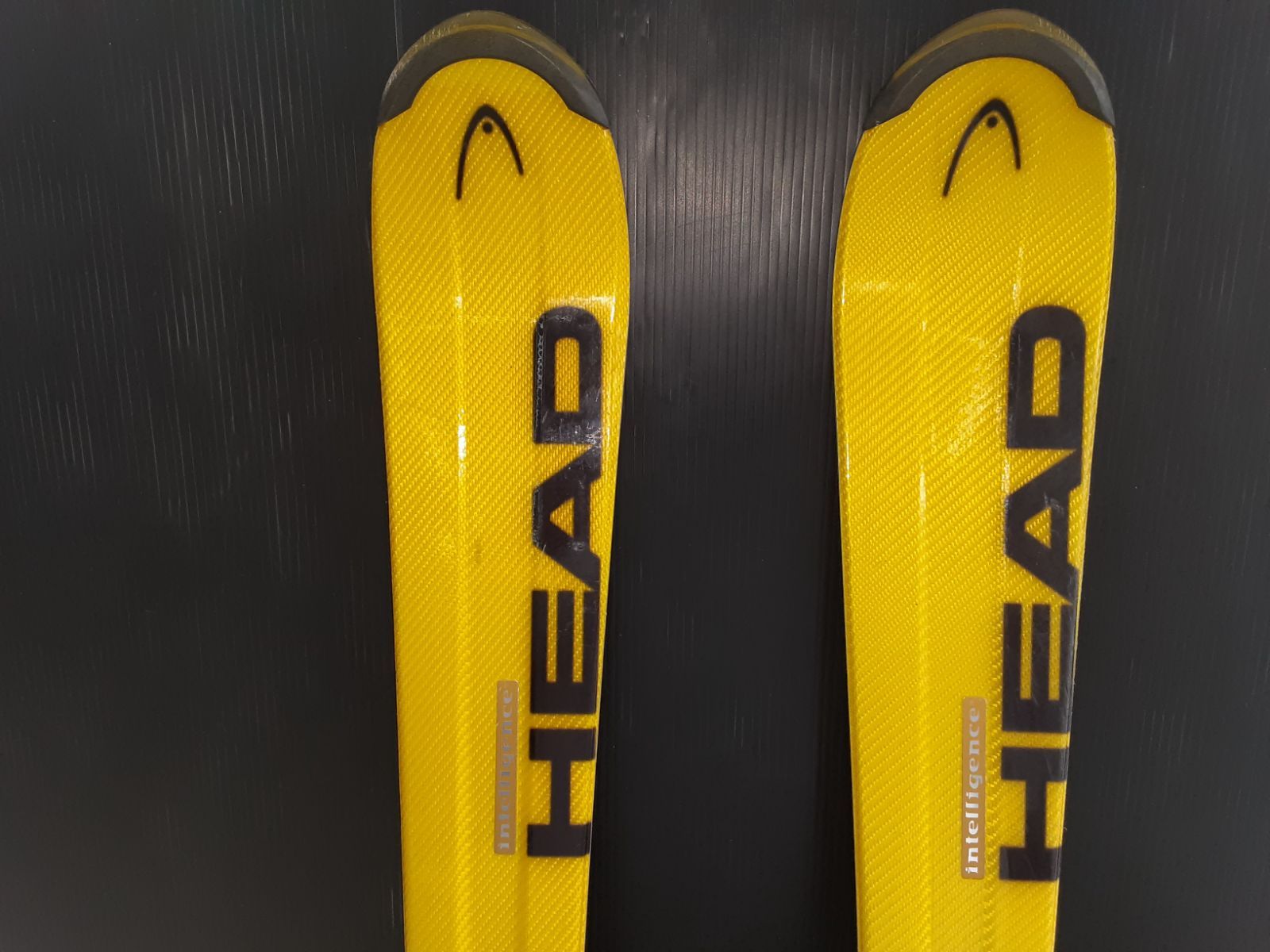 中古HEAD スキー 163cm ビンディング付き HEAD スキー板 ビンディング セット 163cm イエロー - メルカリ