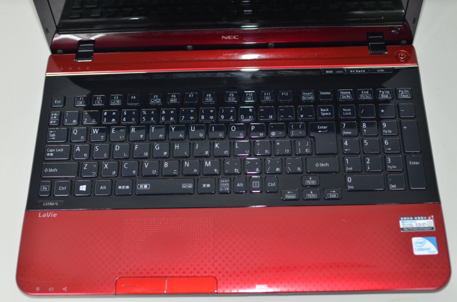 NEC LS150/T Celeron/メモリ4GB/爆速SSD256GB LaVie RNT894 NEC LS150/B Windows11 Home Celeron P4500 メモリ