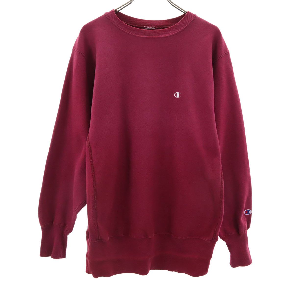 Champion チャンピオン 90s オールド 長袖 スウェット ピンク系 メンズ 古着