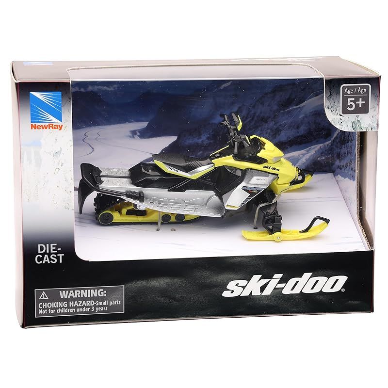 New-Ray NewRay Toy 1:20スケール ミニダイキャスト MXZ X-RS スノーモービル イエロー