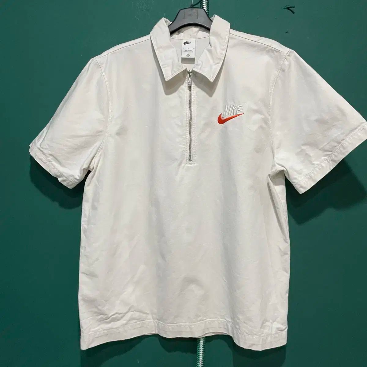 2007s Nike 半袖ハーフジップモックネックシャツ NIKE ナイキ ハーフジップ Tシャツ シャツ TEE モックネック