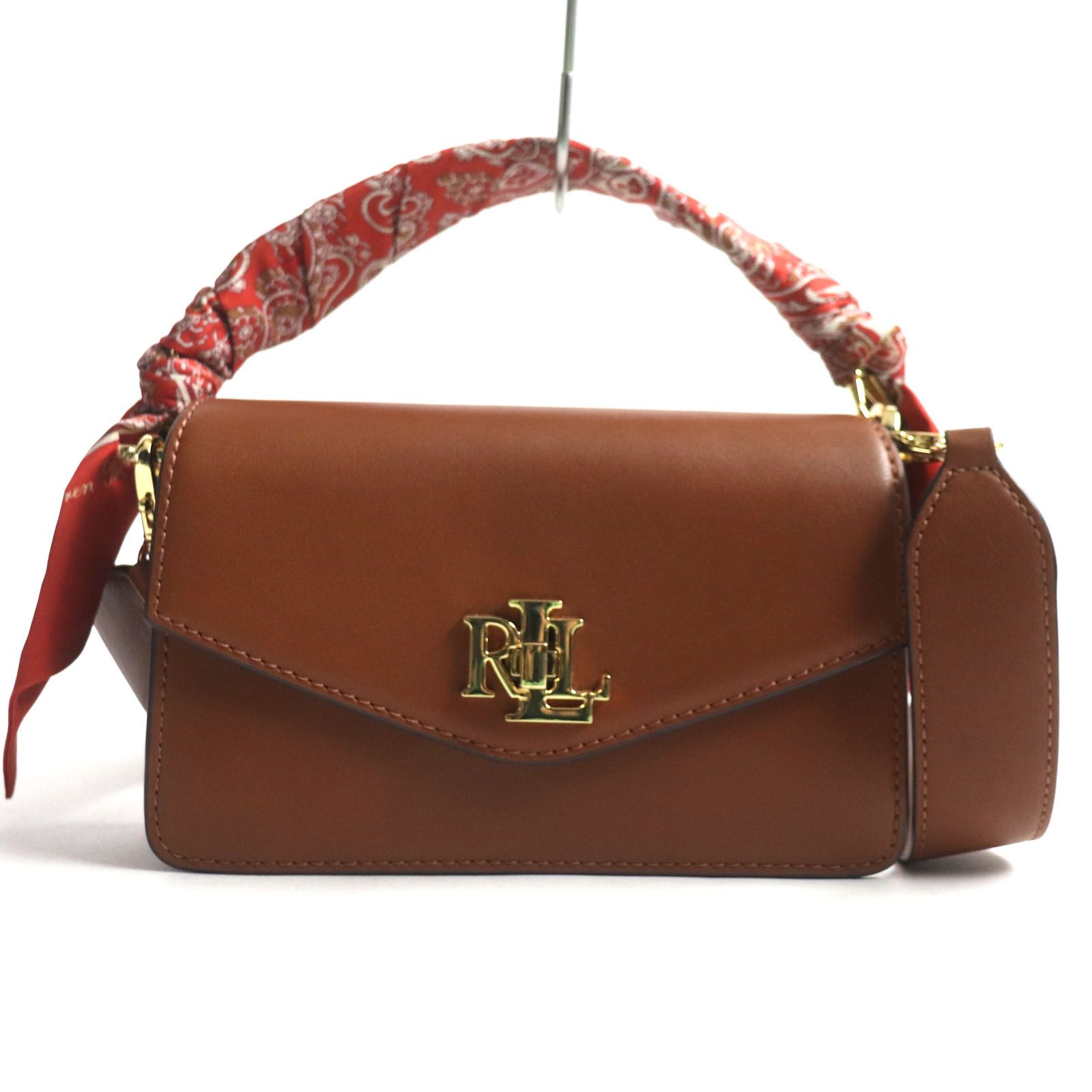 極美品▽RALPH LAUREN ラルフローレン スカーフトリム スモールTayler 