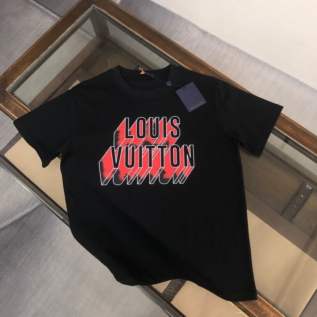 【レトロプリントが可愛い♪】Louis Vuitton★Tシャツ LOUIS VUITTON ルイヴィトン Louis Vuitton LVエスカルプリン