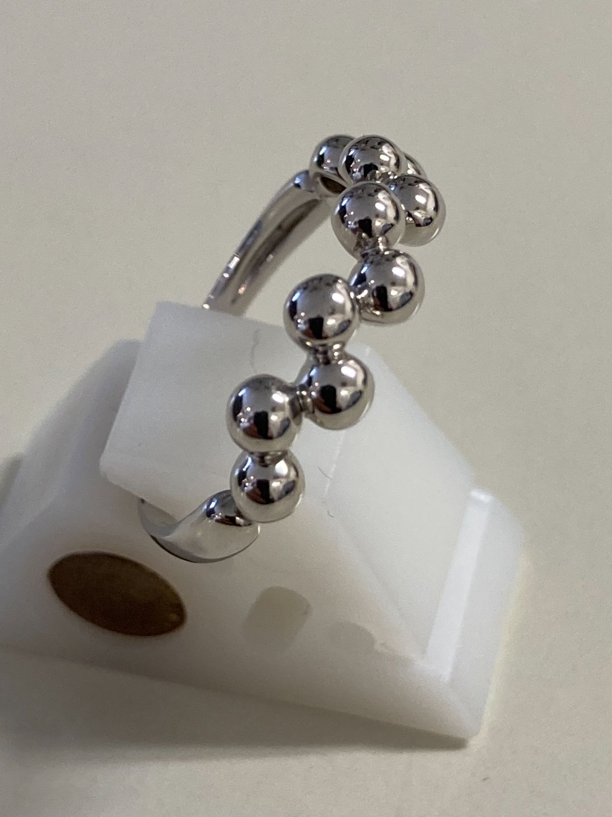 プラチナ900、甲丸リング、職人さんの手彫り・手作り品、専門店より