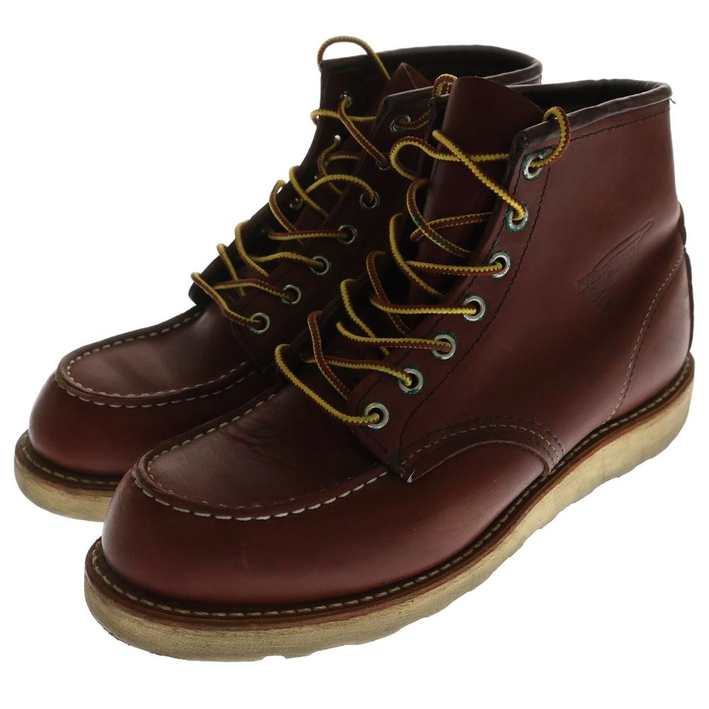 RED WING レッド ウイング HERITAGE 6INCH MOC TOE SMITH ヘリテージ モック トゥ スミスレザー ブーツ ブラウン 9106