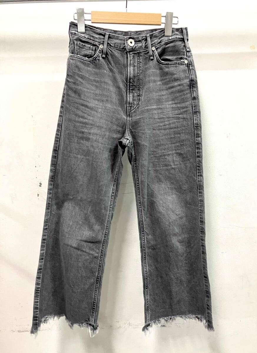 Upper Hights アッパーハイツ THE TAYLOR CROP DENIM ザ テイラー クロップ デニム パンツ サイズ23 グレー