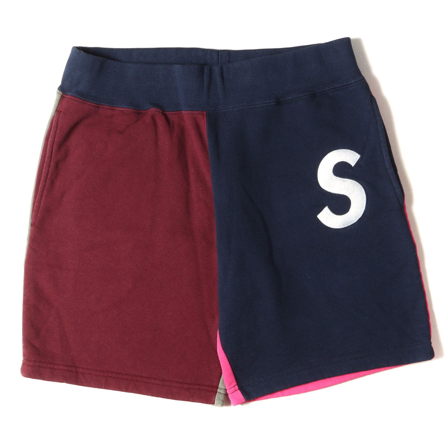 Supreme シュプリーム パンツ サイズ:S Sロゴ カラーブロック
