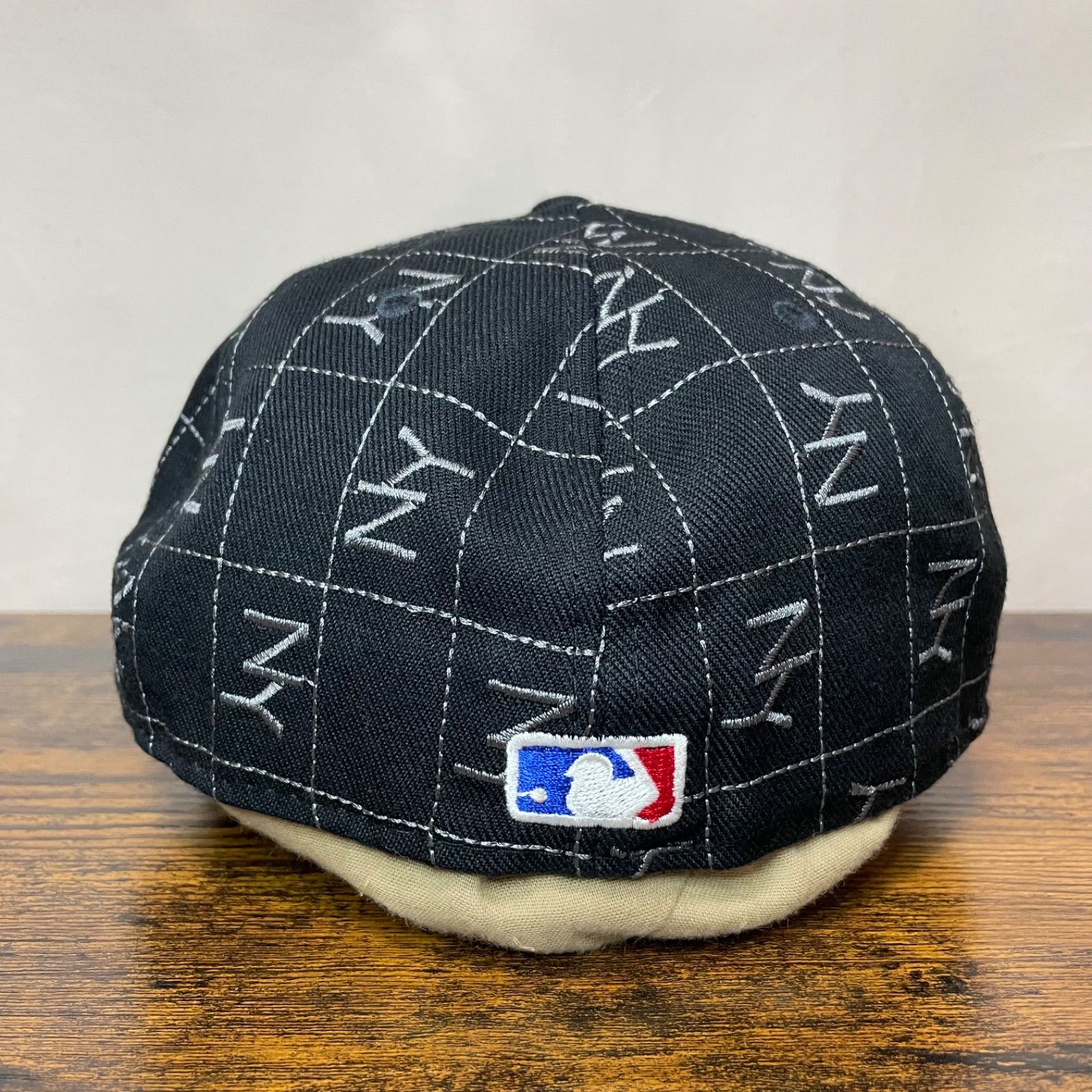 A-24 ニューエラ 59FIFTY NY モノグラム ヴィンテージ 3370 - メルカリ