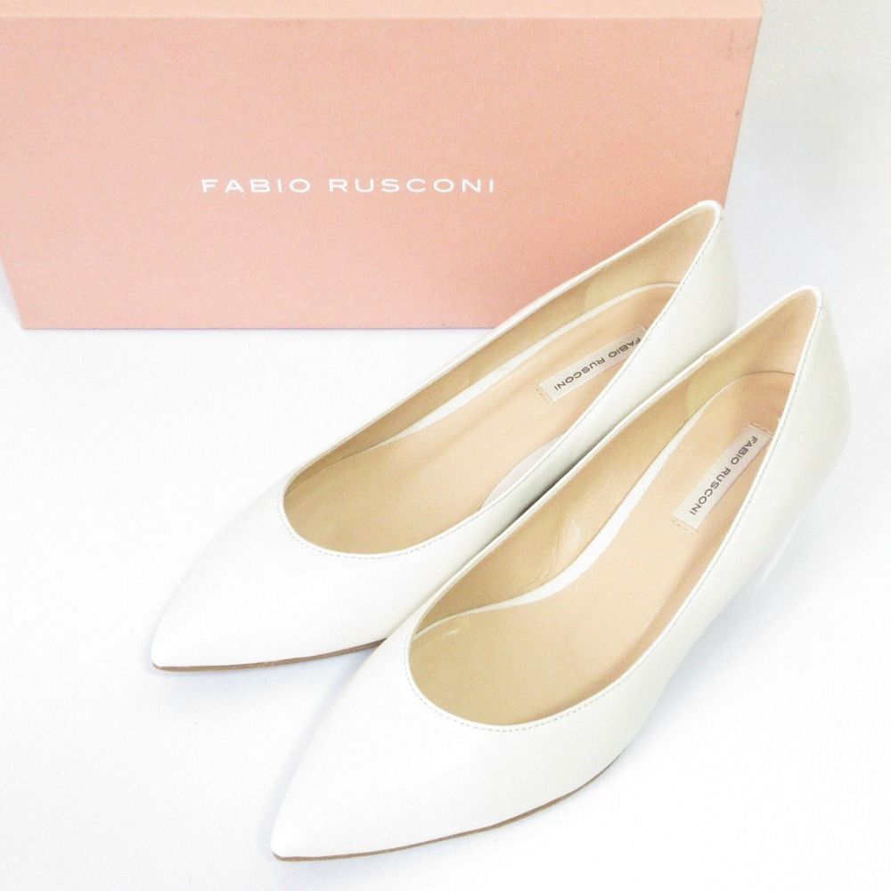未使用 FABIO RUSCONI ファビオルスコーニ チャンキーヒール