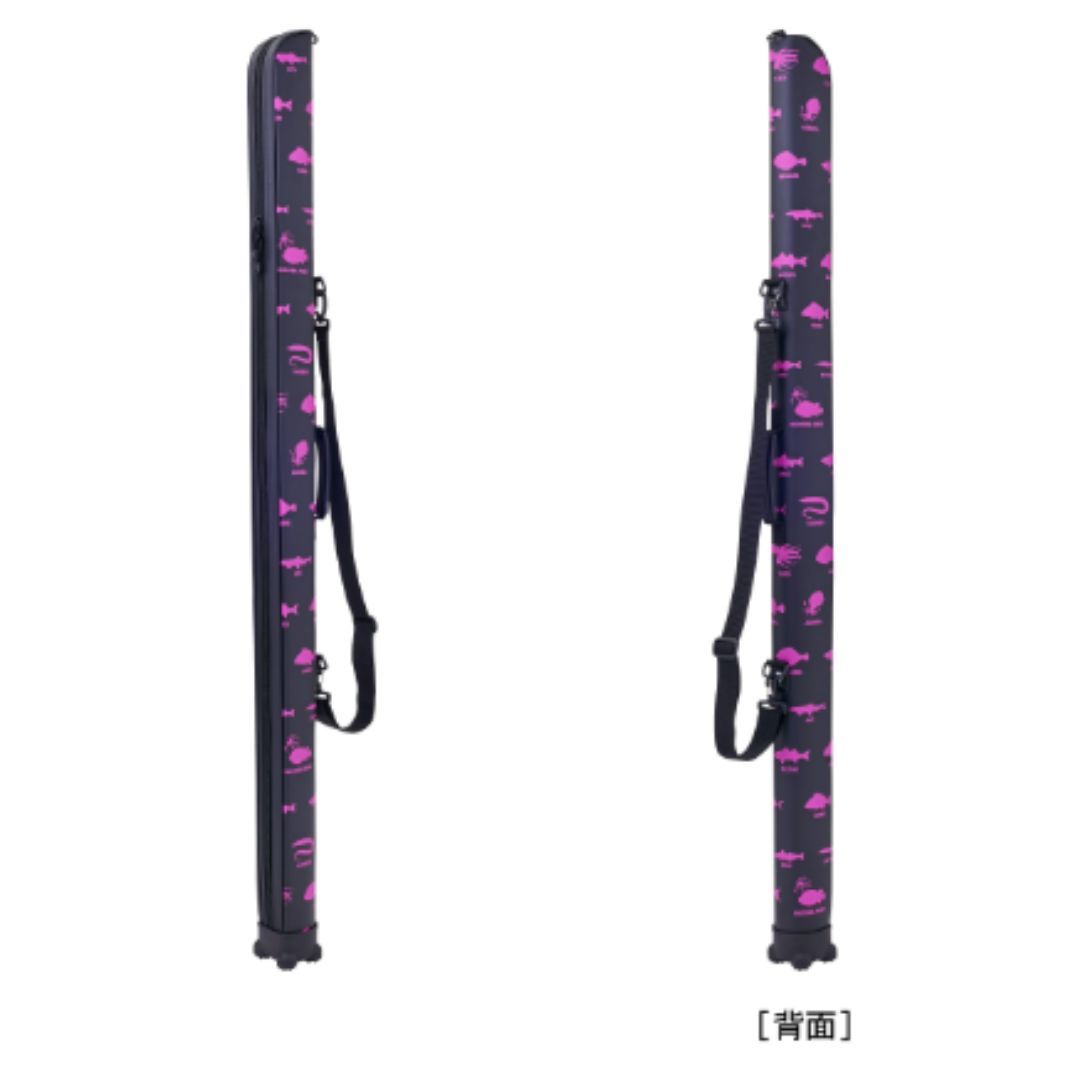 がまかつ GC270 スリムロッドケース 145cm ブラック(魚柄) 大型便B がまかつ GC270 スリムロッドケース 145cm ブラック(魚柄) 大型便B