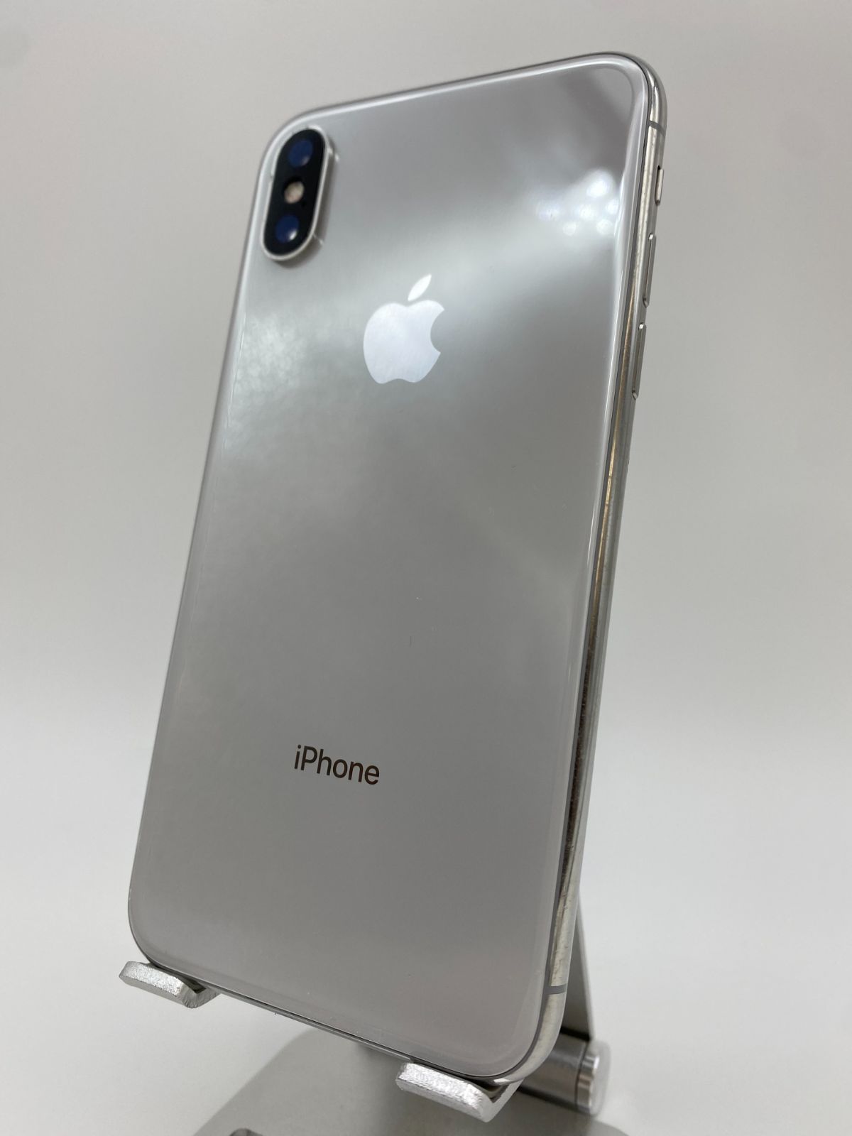 iPhoneX 256GB シルバー/シムフリー/大容量BT新品100％ 022