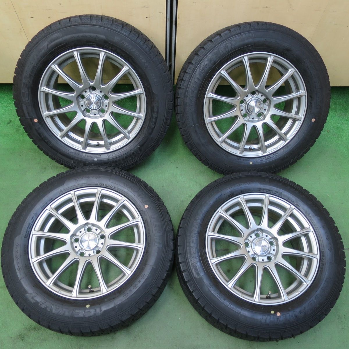 バリ山 グッドイヤー アイスナビ6 205⁄55R16 スタッドレス バリ山9 