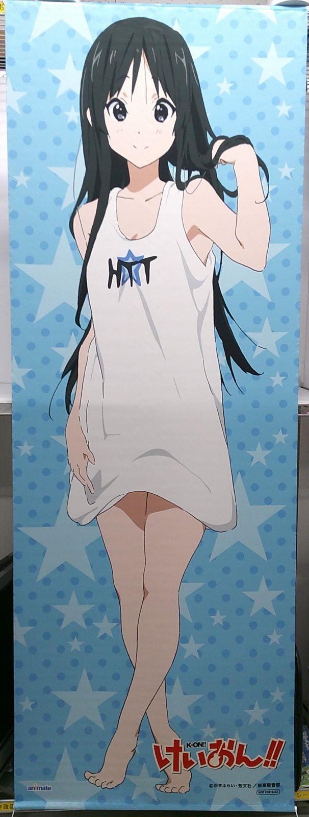 開封品】※特典のみ 秋山澪 等身大タペストリー 「Blu-ray BOX けいおん 