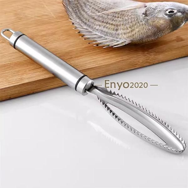 うろこ取り 魚の鱗とり 鱗取り ステンレス 業務用 家庭用 キッチンツール ホーム用 事務用 お店用 便利グッズ調理器具鱗トルうろことり 魚 飛び散らない