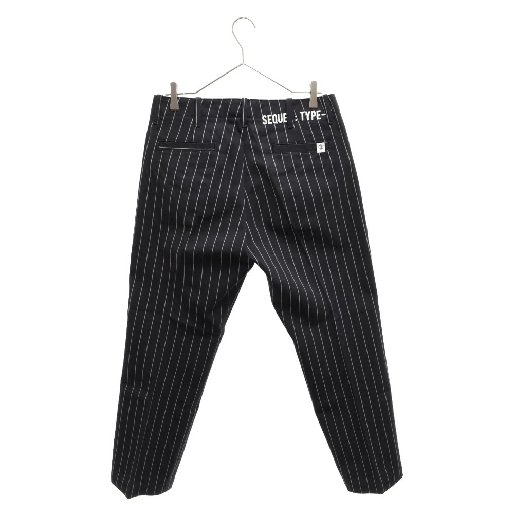 SEQUEL (シークエル) 20AW STRIPE CHINO PANTS ストライプ チノパンツ ネイビー SQ-20AW-PT03 - メルカリ