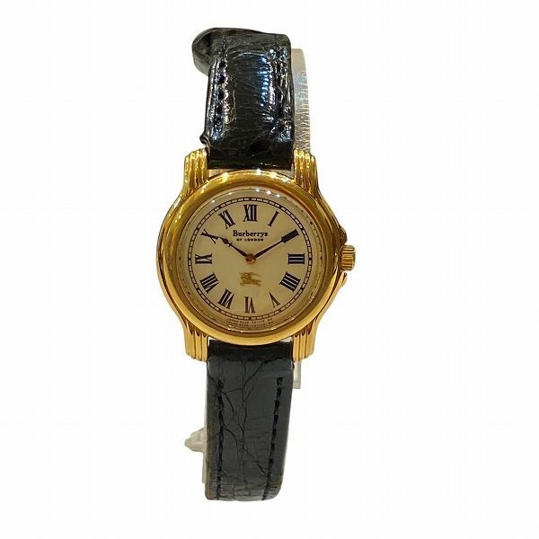 バーバリー BURBERRY 5420-F40772 クォーツ ラウンド アイボリー文字盤 ゴールド 時計 腕時計 レディース