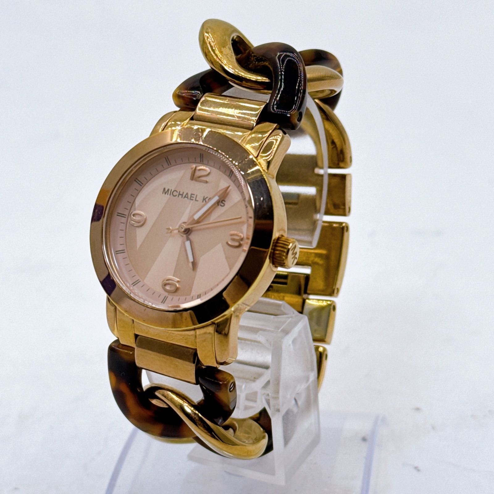 マイケルコース腕時計べっこう風