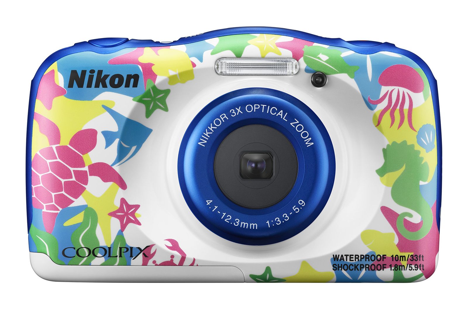 Nikon デジタルカメラ COOLPIX W100 防水 W100MR クールピクス マリン マリン 本体のみ