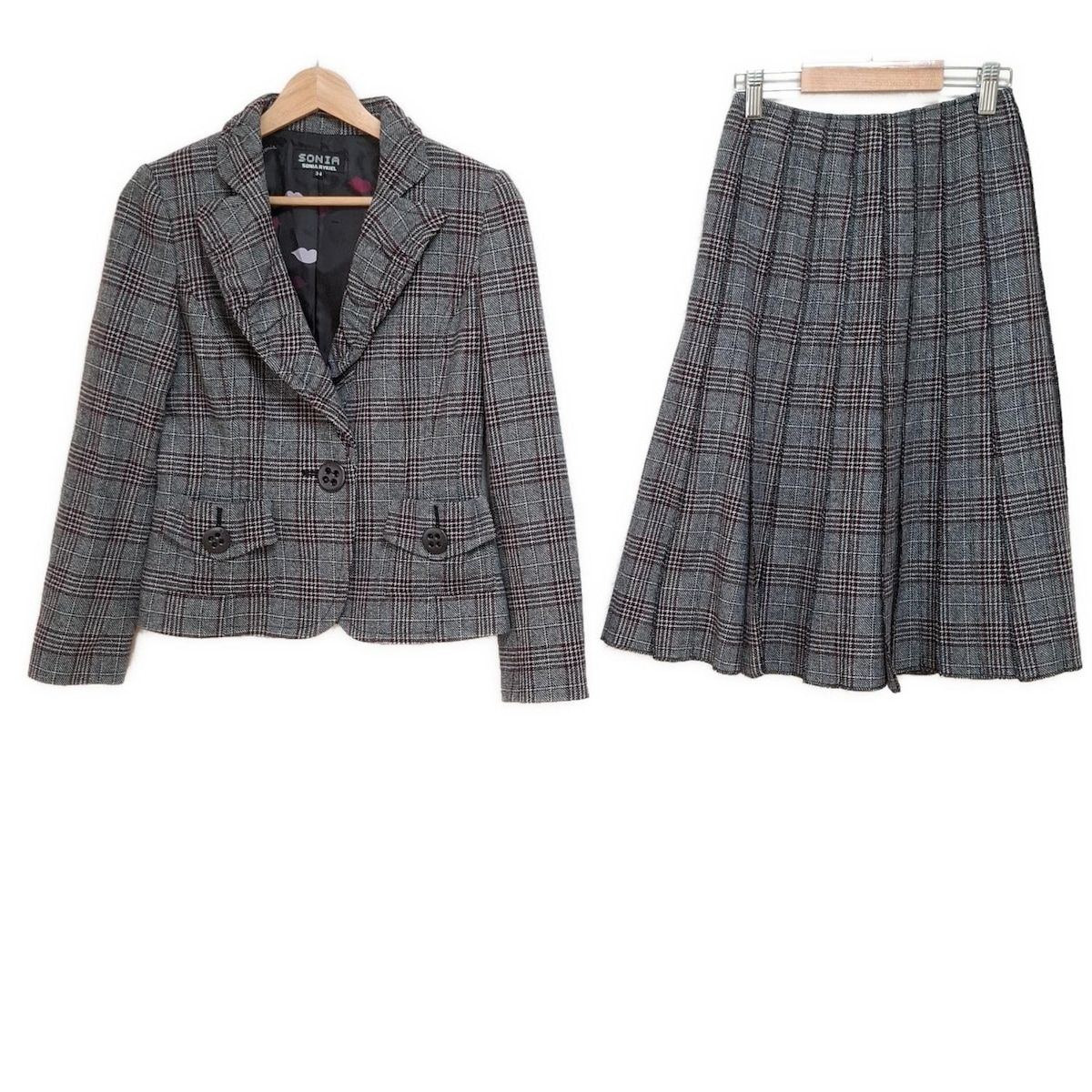 SONIARYKIEL(ソニアリキエル) スカートスーツ レディース - グレー