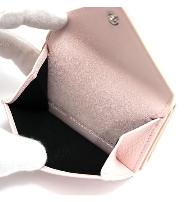 バレンシアガ 三つ折り財布 ペーパーミニ ウォレット コンパクト