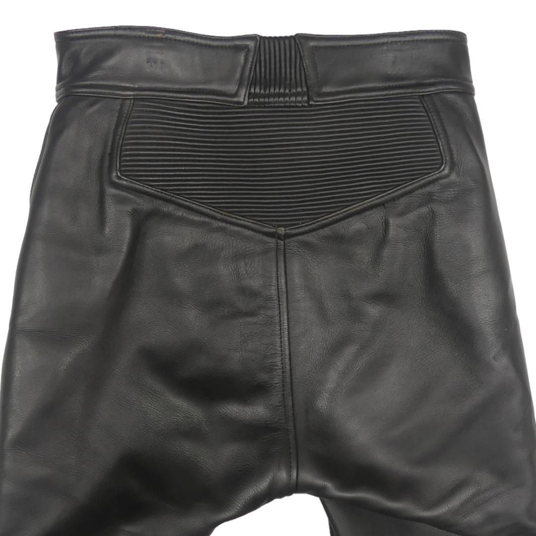 ライディングパンツ レザーパンツ メンズ L 黒 本革 バイク HH9375 ライディングパンツ レザーパンツ メンズ L 黒 本革 バイク HH9375