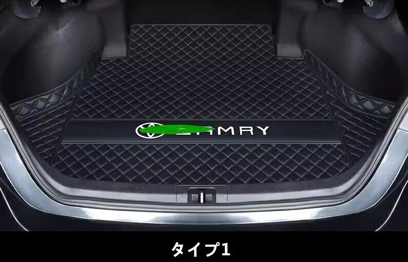 トヨタ カムリ 10代目 XV70系 G X WS 防水 カーゴマット ラゲッジマット レザー トランクトレイ 1P 4色選択 4341