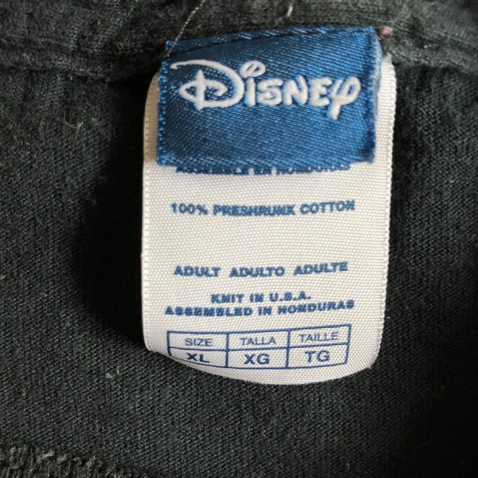 7人のこびと Tシャツ XLサイズ 黒 藤ヶ谷太輔 着用 ディズニー 小人