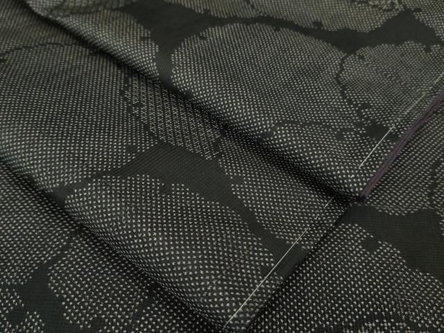 平和屋着物□極上 本場大島紬 7マルキ 雪輪重ね 逸品 未使用  