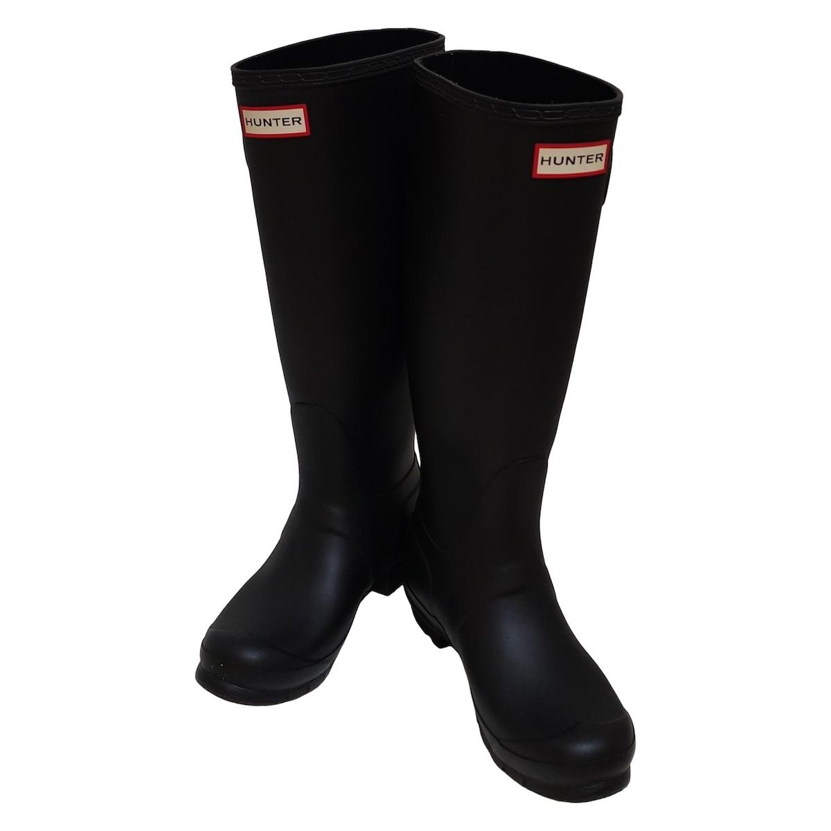 HUNTER ハンター レインブーツ 38 レディース - 黒