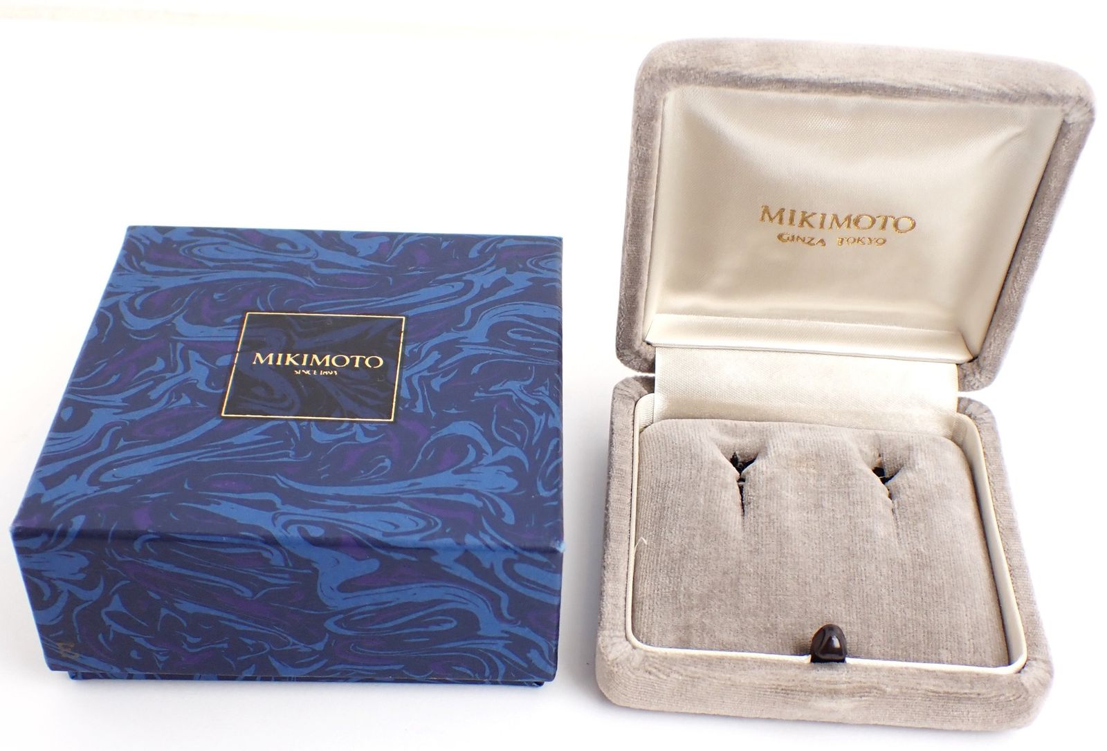 箱付き MIKIMOTO(ミキモト) パールイヤリング 7.7mm K18WG 2.5g  