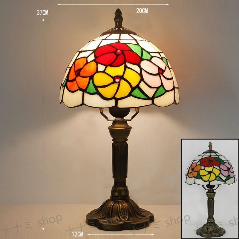 新品 LEDテーブルランプ ステンドグラス TIFFANY 照明クラシック
