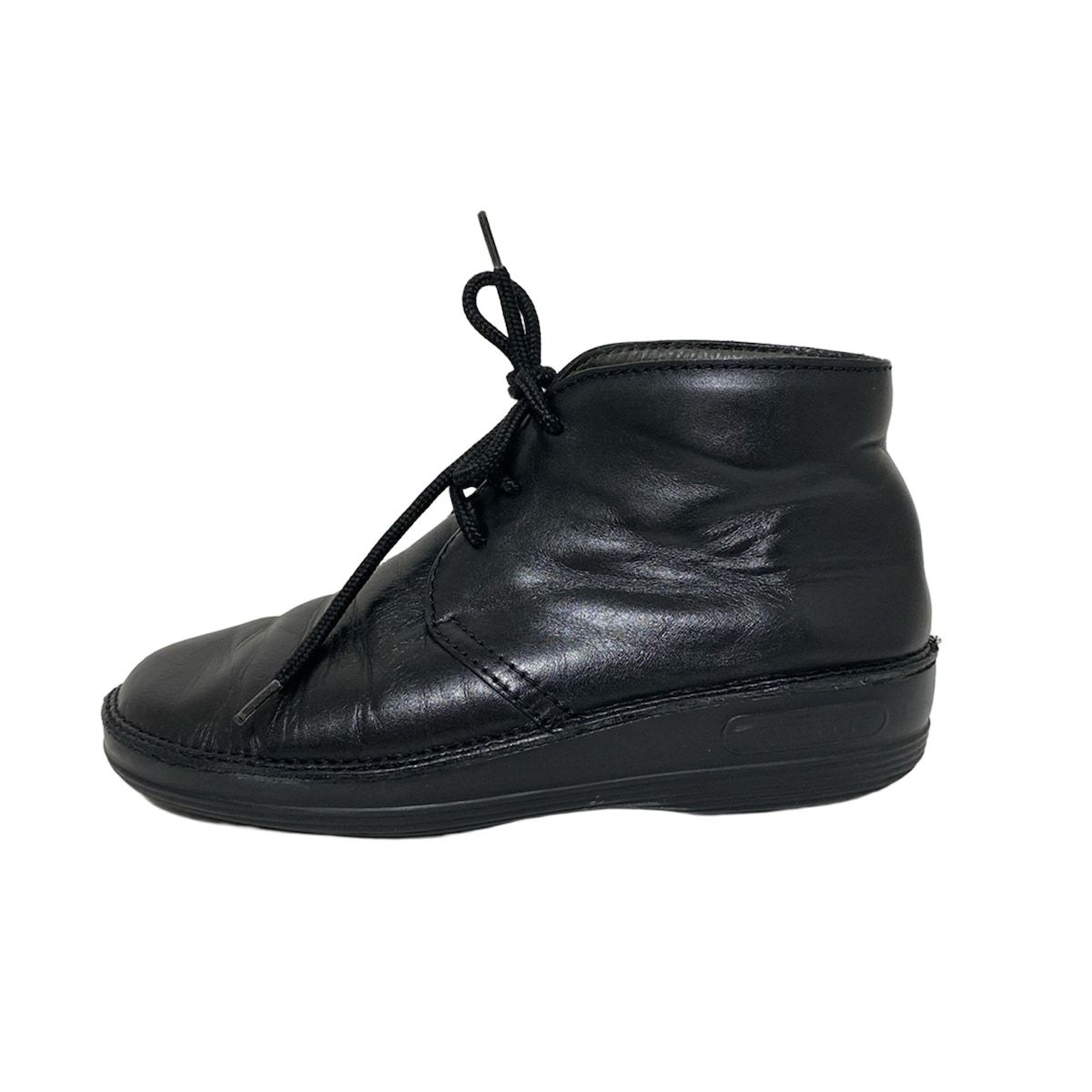 strober ストロバー 23cm レザー ショートブーツ レザー Strober(ストロバー) ショートブーツ 2 1/2 レディース - 黒